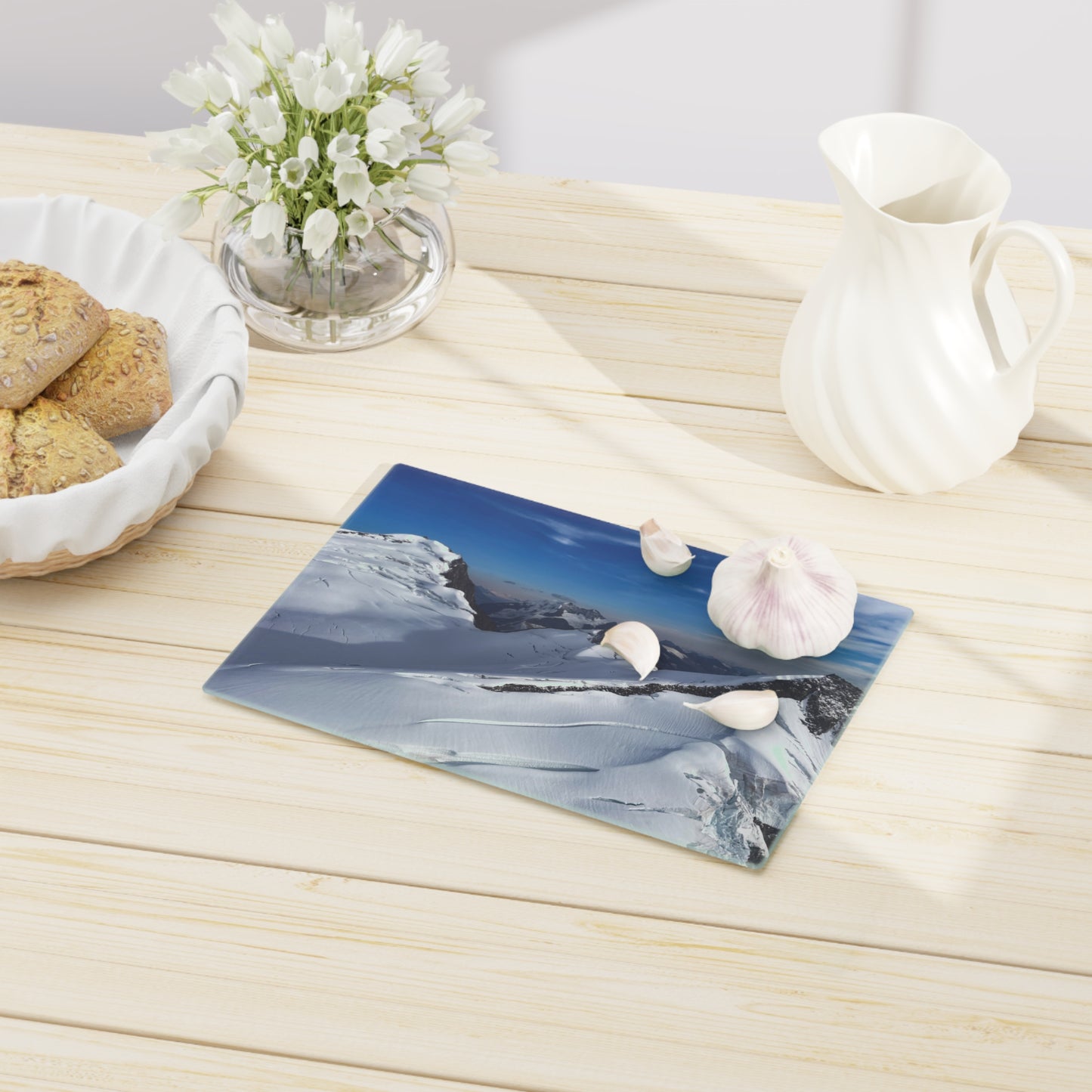 Alaska Mountain Range Cutting Board